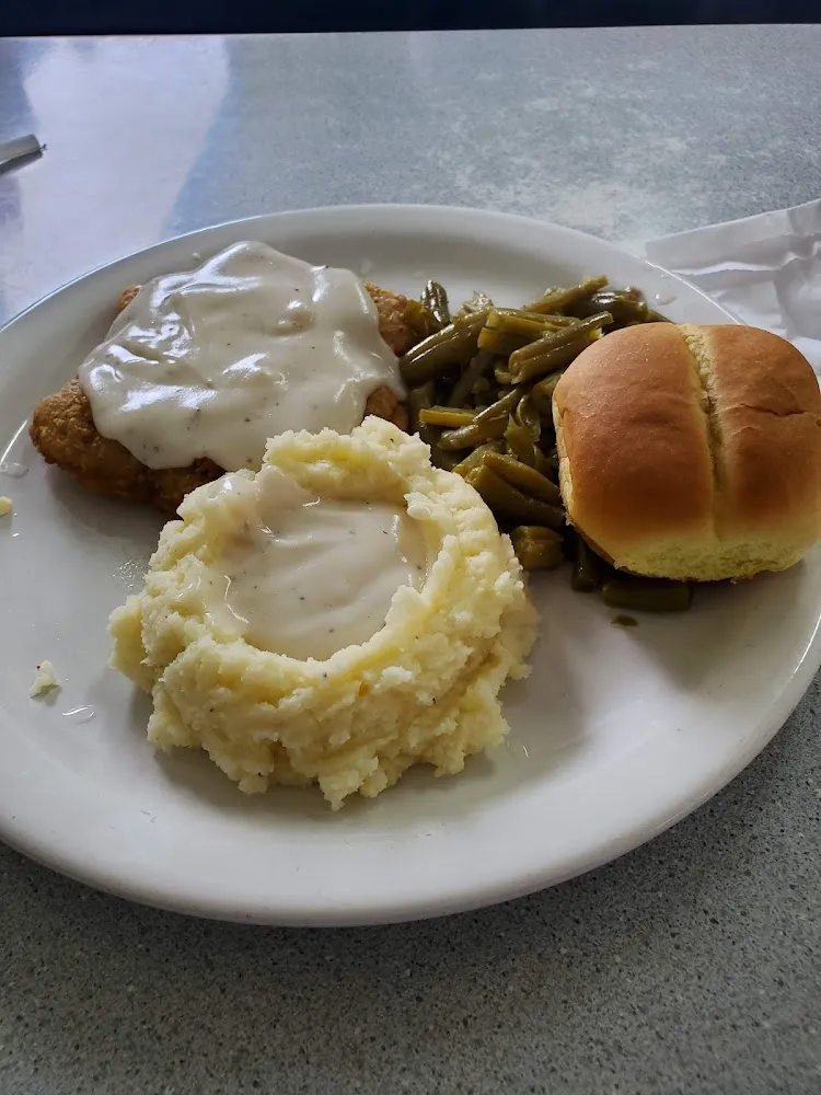 Chicken Fried Steak with Mashed Potatoes and Gravy