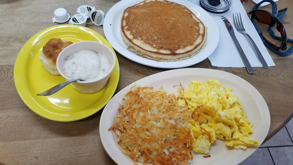 Sausage Cheese Omelette with Pancakes